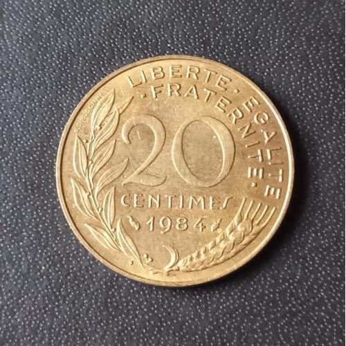  20 сантимов 1984 Франция 
