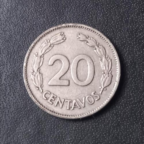 20 сентаво 1959 Эквадор