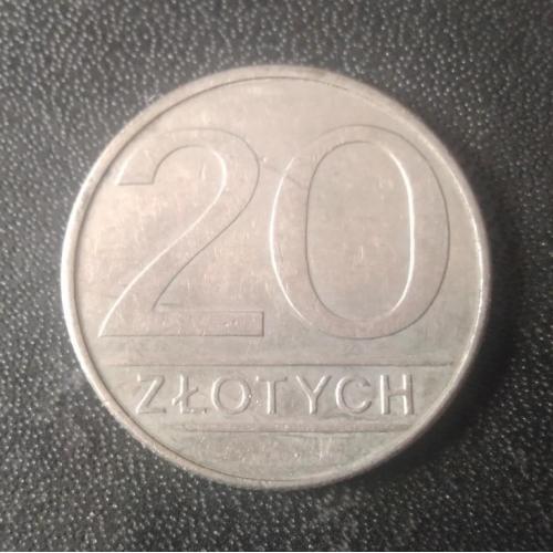 20 злотых 1986 Польша 