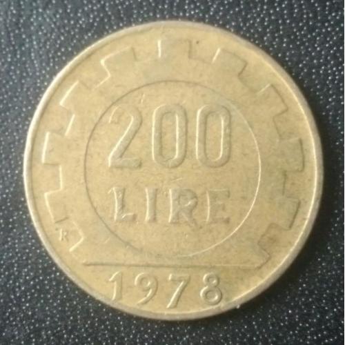 200 лир 1978 Италия