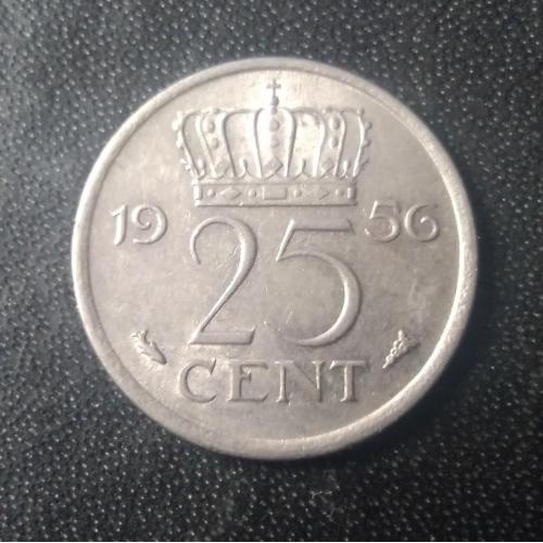 25 центов 1956 Нидерланды 