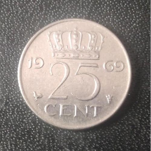 25 центов 1969 (C) Нидерланды