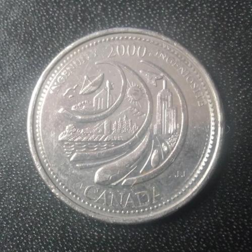  25 центов 2000 Канада Изобретательность