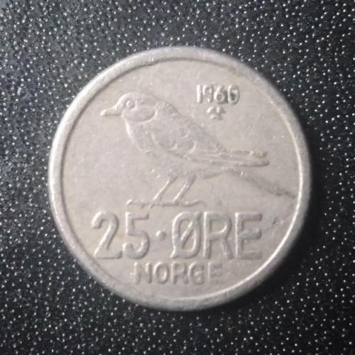 25 эре 1960 Норвегия