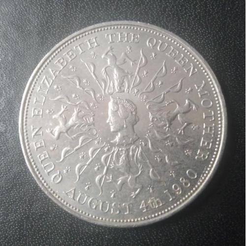 25 пенсов 1980 Великобритания Юбилей Елизаветы 2 