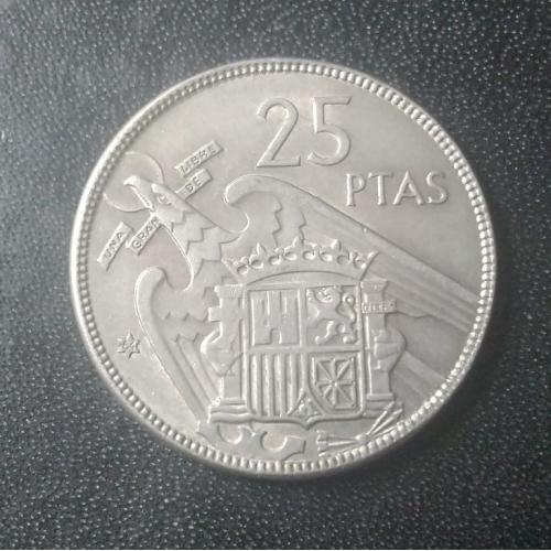  25 песет 1957 (64) Испания