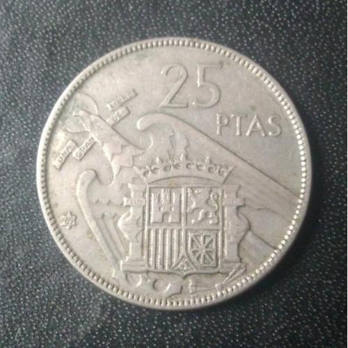  25 песет 1957 (65) Испания
