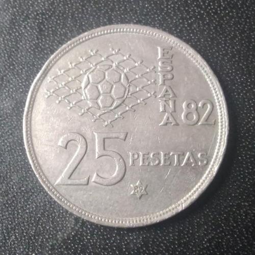 25 песет 1980 (82) Испания 