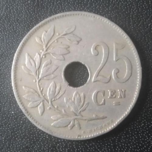 25 сантимов 1922 Бельгия 