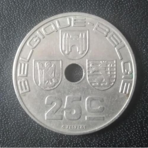 25 сантимов 1939 Бельгия (монетное) 