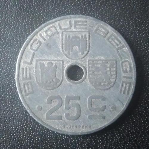 25 сантимов 1943 Бельгия