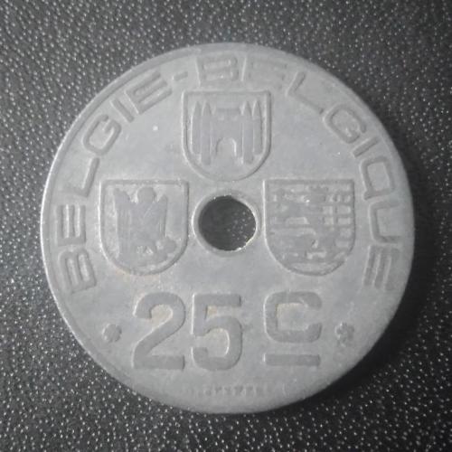 25 сантимов 1943 Бельгия
