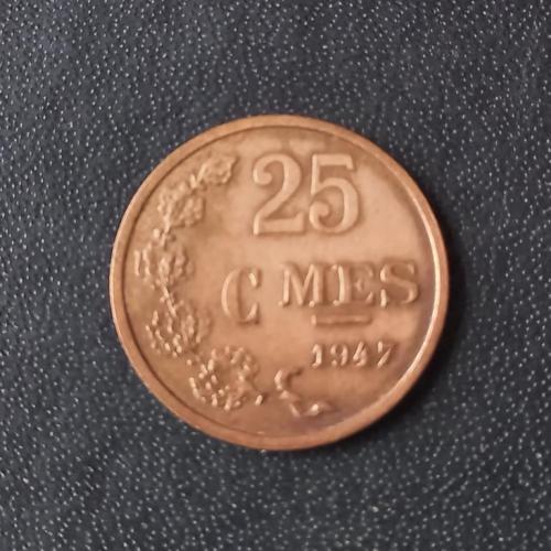 25 сантимов 1947 Люксембург