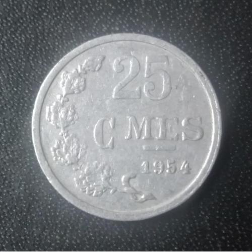 25 сантимов 1954 Люксембург