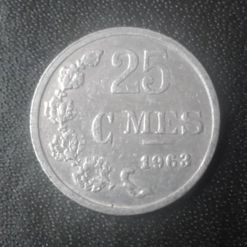 25 сантимов 1963 Люксембург 