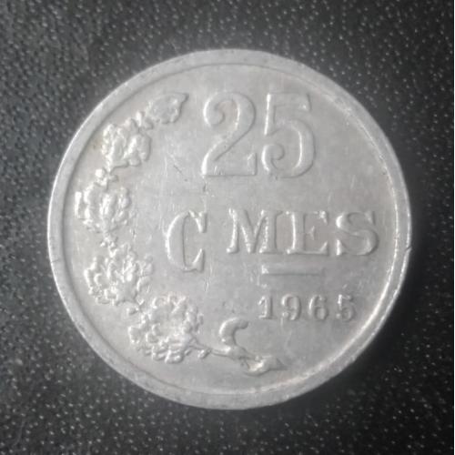 25 сантимов 1965 Люксембург