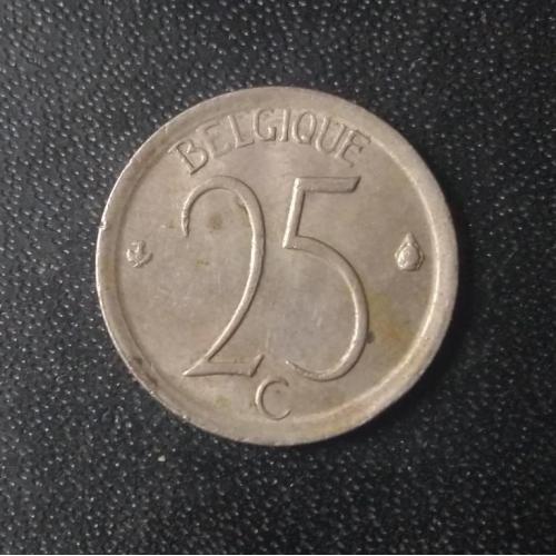 25 сантимов 1968 Бельгия