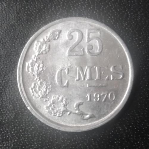 25 сантимов 1970 Люксембург 