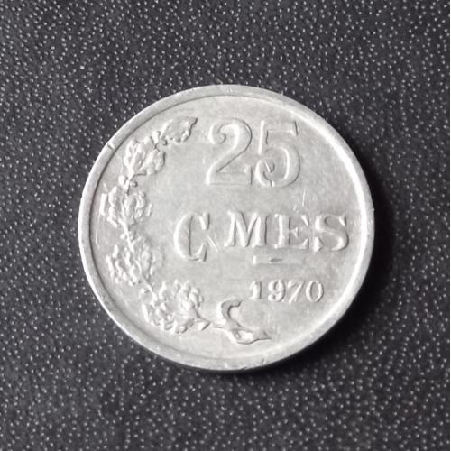 25 сантимов 1970 Люксембург