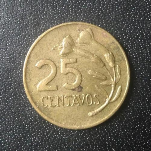 25 сентаво 1968 Перу