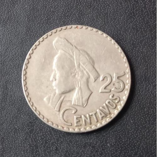 25 сентаво 1970 Гватемала