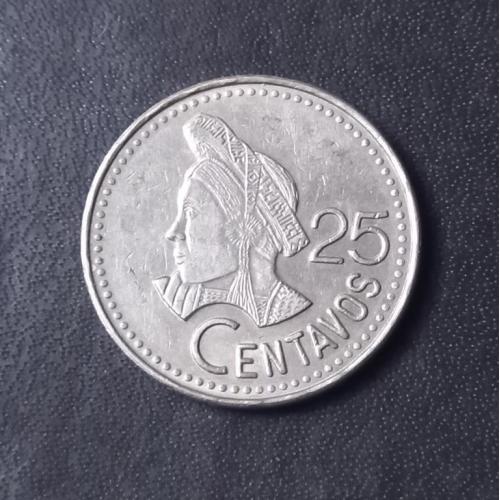 25 сентаво 1987 Гватемала