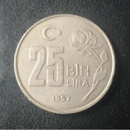 25000 лир 1997 Турция