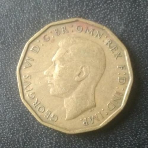 3 пенса 1943 Великобритания 