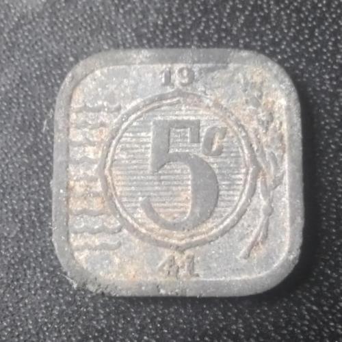 5 центов 1941 Нидерланды 