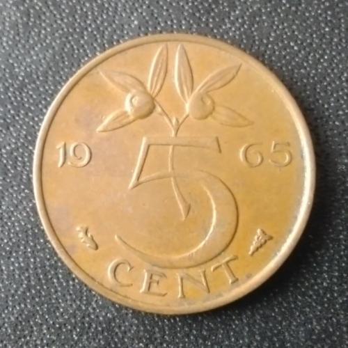 5 центов 1965 Нидерландов