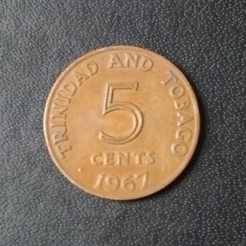 5 центов 1967 Тринидад и Тобаго