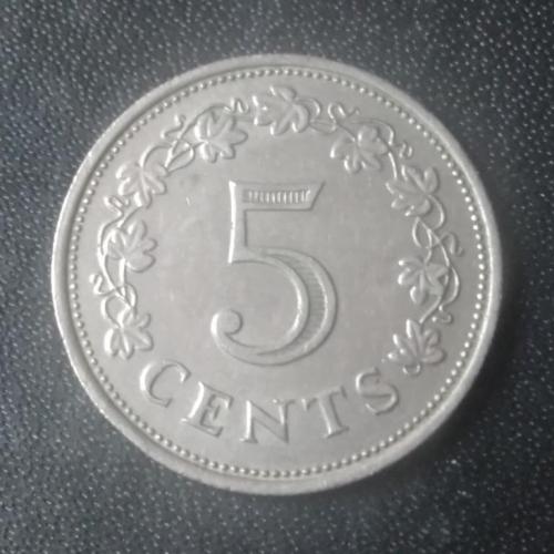 5 центов 1972 Мальта