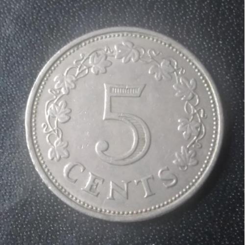 5 центов 1972 Мальта