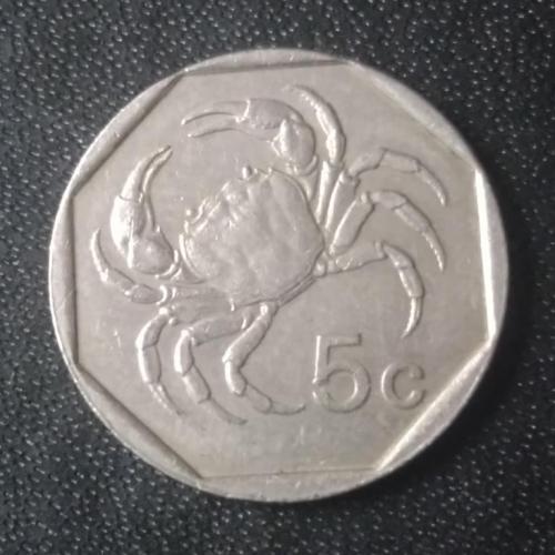 5 центов 1991 Мальта 