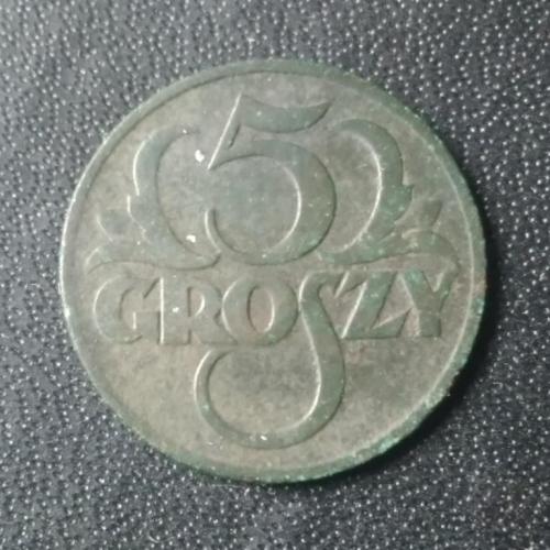 5 грошей 1925 Польша