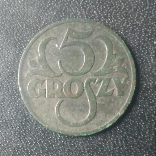 5 грошей 1925 Польша