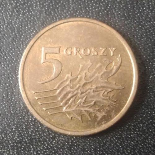 5 грошей 2000 Польша
