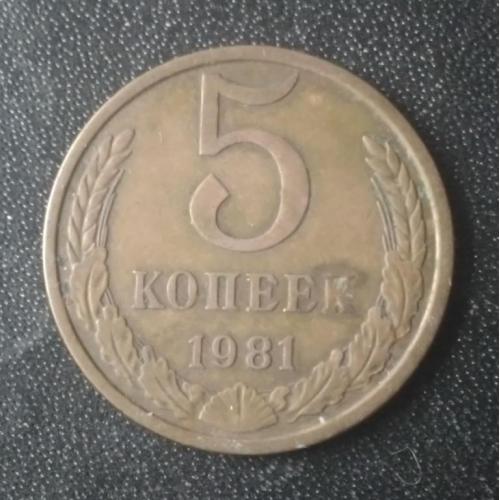 5 копеек 1981 СССР