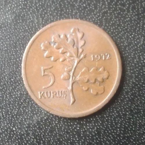 5 курушей 1972 Турция