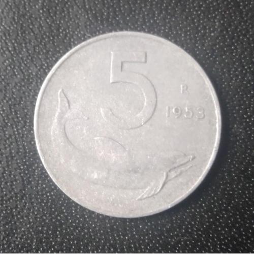 5 лир 1953 Италия