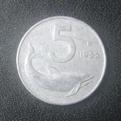  5 лир 1953 Италия