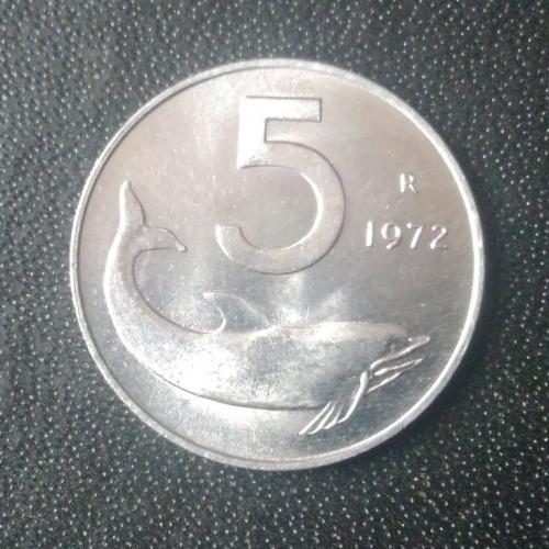 5 лир 1972 Италия
