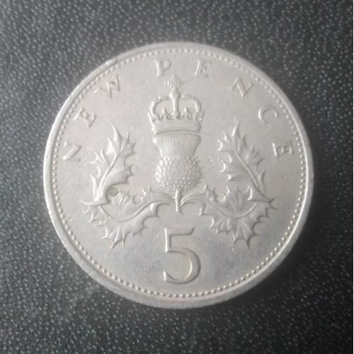 5 пенсов 1969 Великобритания 