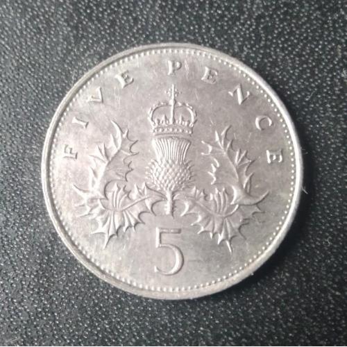 5 пенсов 1989 Великобритания