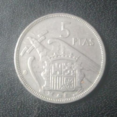 5 песет 1957 (65) Испания