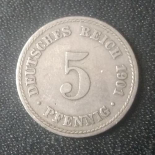 5 пфеннигов 1901 (A) Германия 