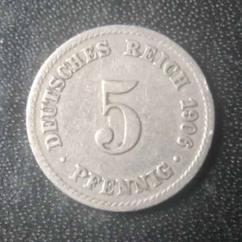  5 пфеннигов 1906 (A) Германия