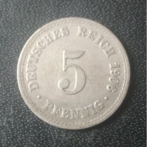 5 пфеннигов 1906 (A) Германия 