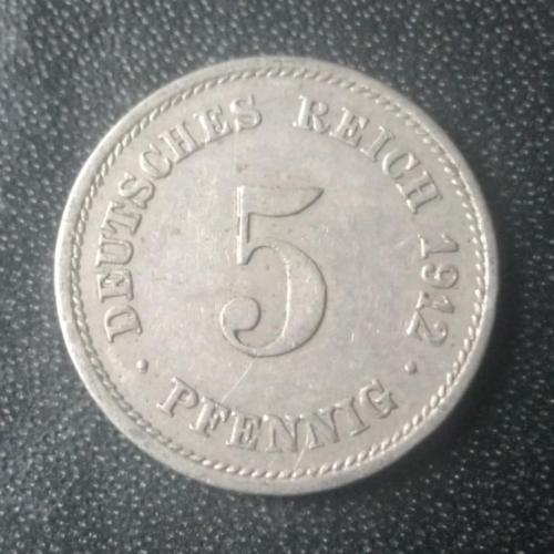 5 пфеннигов 1912 (G) Германия