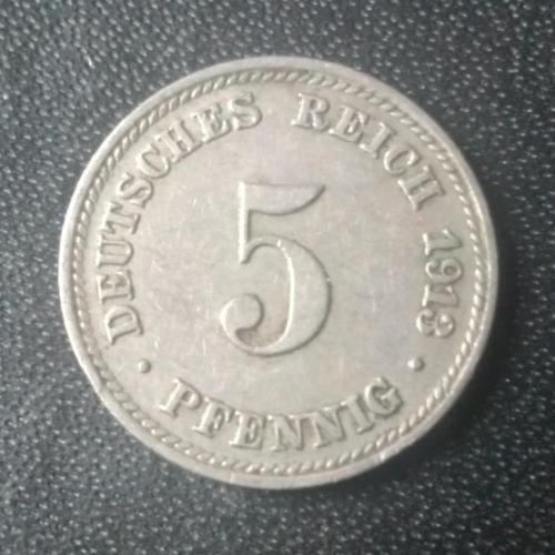 5 пфеннигов 1913 (D) Германия